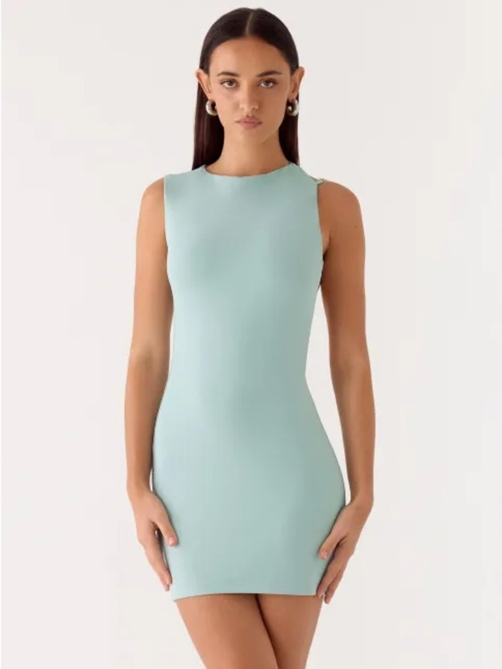 Vintage 90’s Pastel Green Mini Dress